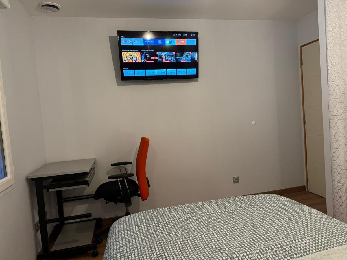 Chambre Privee/Climatisee+Tv /Petit Dejeuner Inclu/Tout Confort เนอแวร์ ภายนอก รูปภาพ