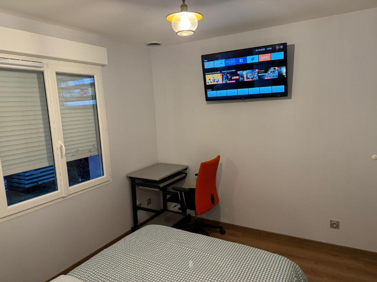 Chambre Privee/Climatisee+Tv /Petit Dejeuner Inclu/Tout Confort เนอแวร์ ภายนอก รูปภาพ